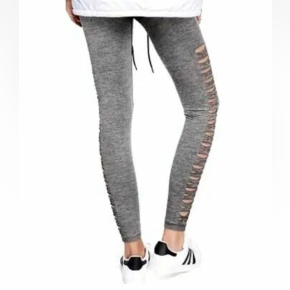 PINK Victoria’s Secret Cool and Comfy Seamless Black Leggings - Picture 2 of 13